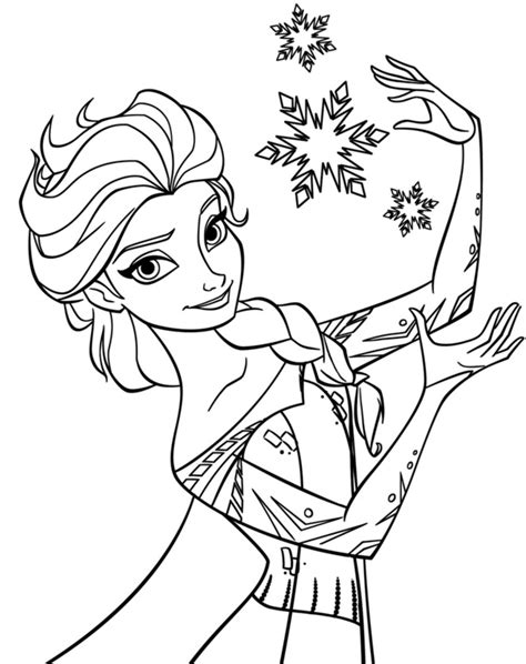 elsa coloring pages